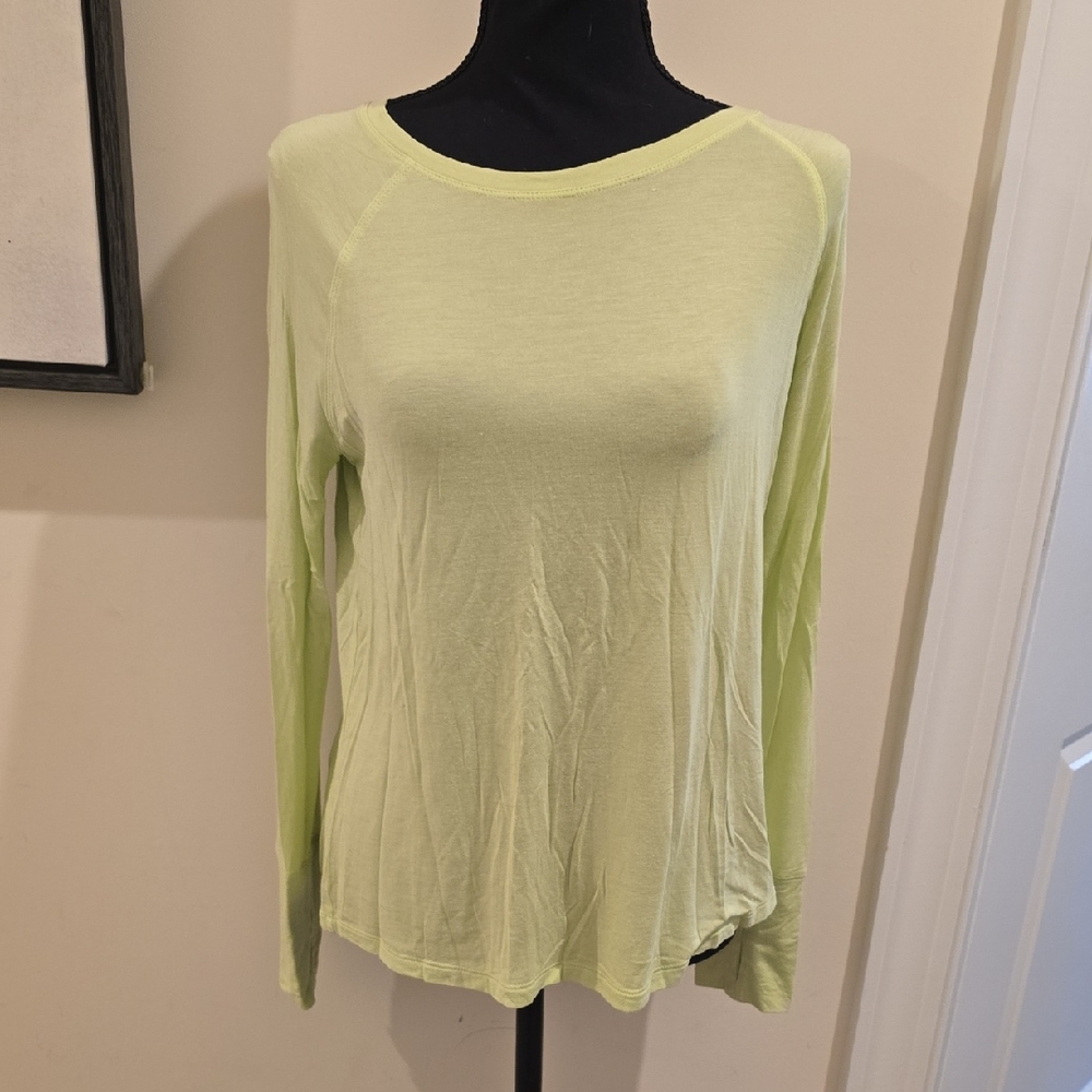 Aerie Light Green Long Sleeve Top